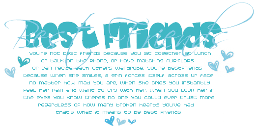 BFF = Best Friends Forever ♥